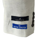 Nautica Sport Coat Men's 46 Long Modern Fit Active Stretch Lt Blue