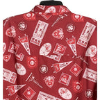 Tommy Bahama Baseball "The Bahama Coast" Men's Large Shirt Cincinnati Reds