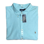 Polo Ralph Lauren Shirt Men's 4XLT Big & Tall Classic Fit Oxford Agean Blue