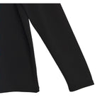 Daniel Buchler T-Shirt Men's Small Crew Neck Long Sleeve Stretch Solid Black