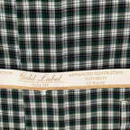 Roundtree & Yorke Gold Label Men's 18 33 Button Down Twill Dress Shirt Green