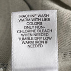 Rowm Long Sleeve Hoodie Men's Small Gray Brown Stripe Cotton