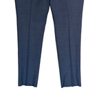 Daniel Cremieux Dress Pant Men's 46R Traveler Raw Hem Comfort Waist Blue