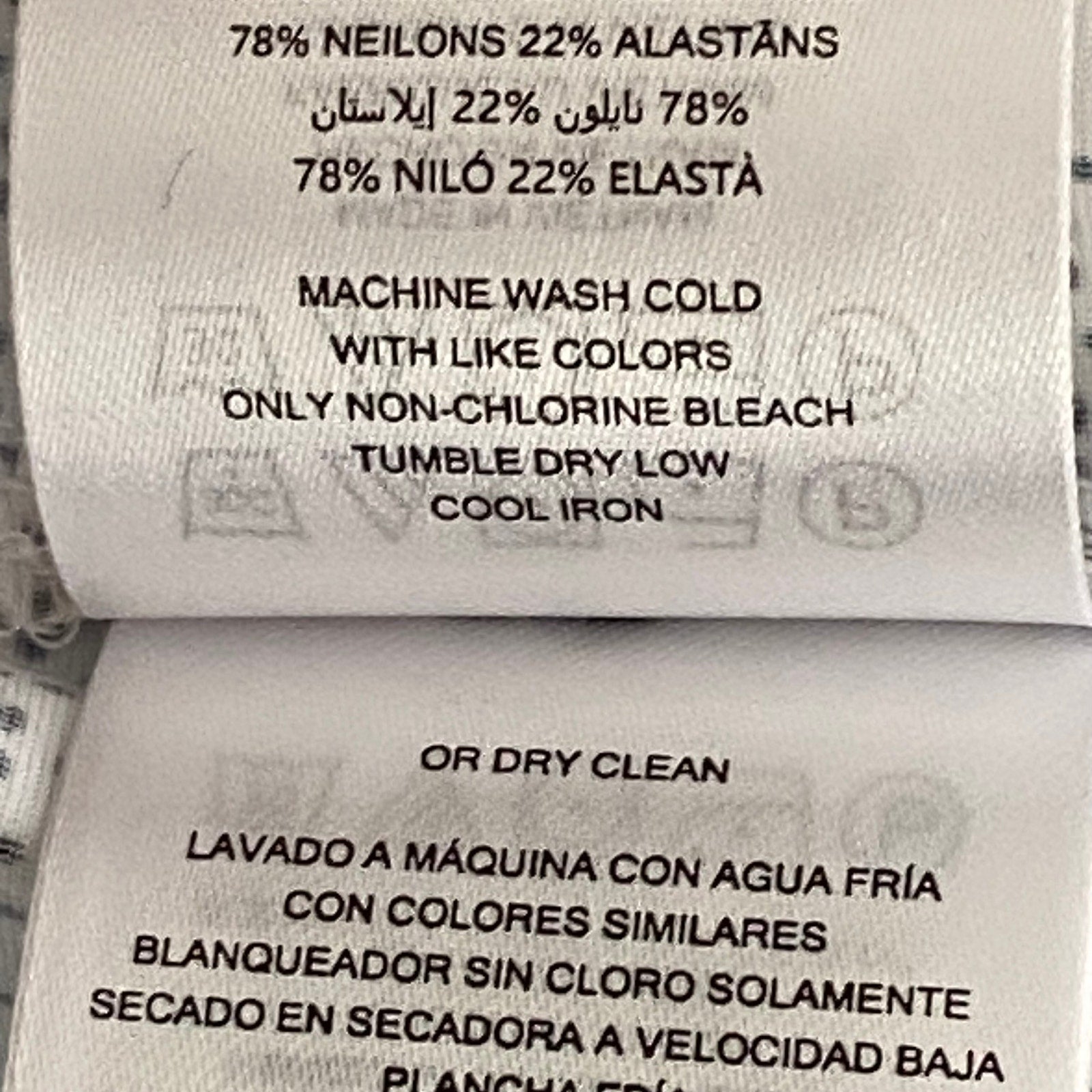 Michael Kors Dress Shirt Men's XXL Slim Fit Long Sleeve Stretch White Geo