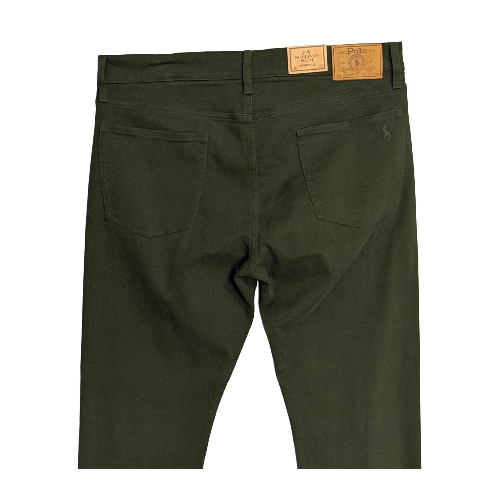Polo Ralph Lauren Jeans Men's 36"x32" Sullivan Slim 1967 Stretch Olive