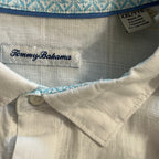 Tommy Bahama Shirt Men's XXL "Paradisio Plaid" Linen Long Sleeve