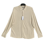 Daniel Cremieux Polo Shirt Signature Collection Men's XXL Long Sleeve Beige