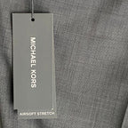 Michael Kors Suit Pant Men's 30"x30" Modern Fit Stretch Fabric Light Grey NEW
