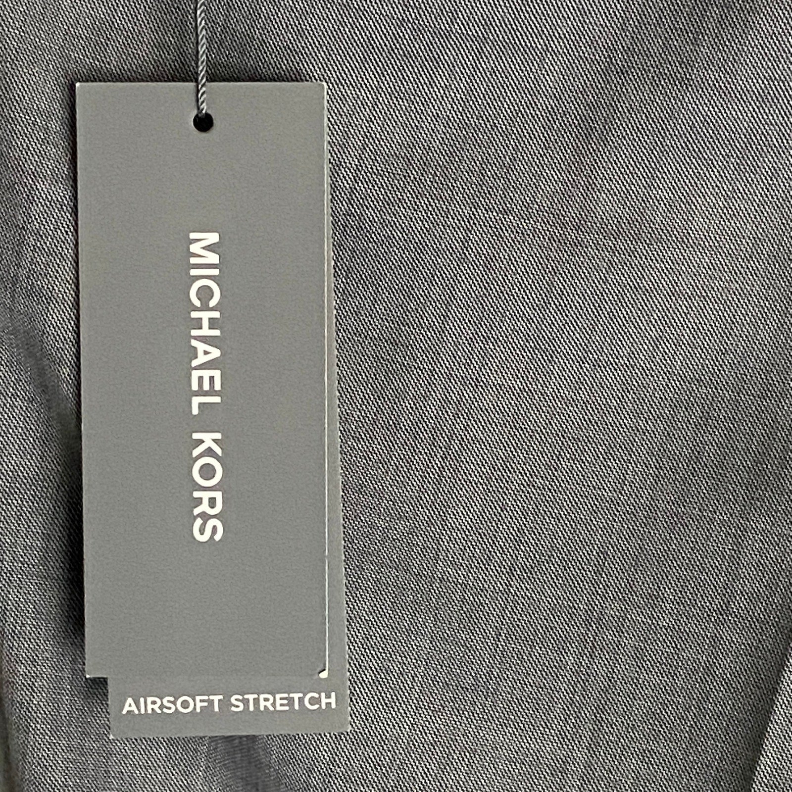 Michael Kors Suit Pant Men's 30"x30" Modern Fit Stretch Fabric Light Grey NEW