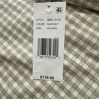 Johnnie-O Westwood Performance Shirt Men's XXL Button-Down Hazlenut Check