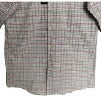 Boss Dress Shirt Men's Small 15-32/33 Sharp Fit Stretch Red & Black Plaid