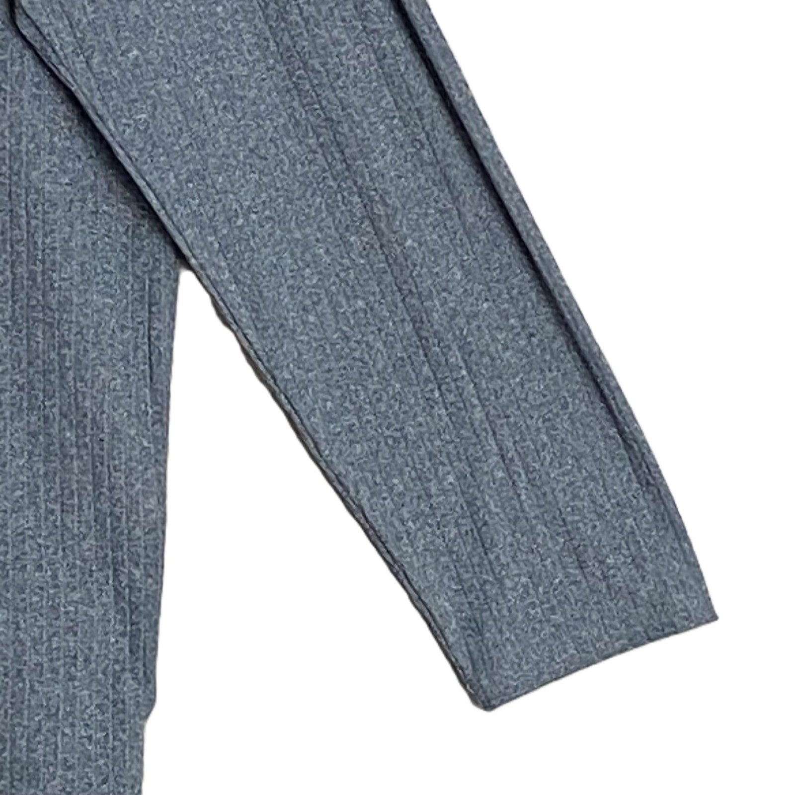 Quieti Long Sleeve T-Shirt Men's XL Crew Neck Stretch Fabric Blue Heather