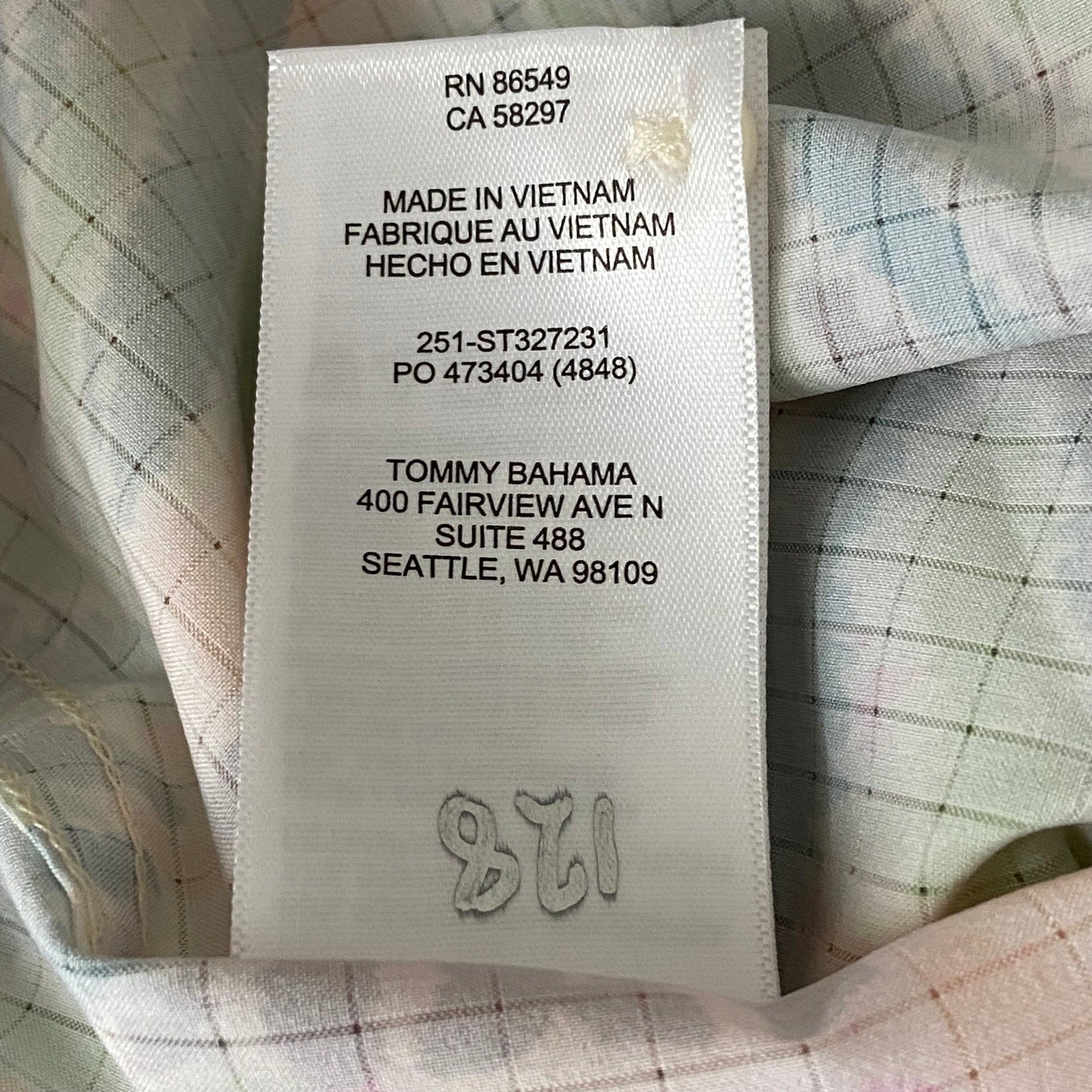 Tommy Bahama Shirt Men's XXL "The Bahama Coast" Palm Point Stretch NEW