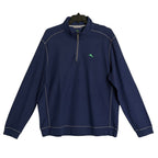 Tommy Bahama Half-Zip Men's 2XLB Big & Tall Montego Bay Sweatshirt Navy