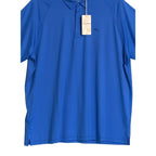 Tommy Bahama Polo Shirt Men's 2XLT Short Sleeve Palm Desert Tides Blue NEW