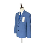 Bar III Suit Jacket Men's 44 Regular Slim Fit Wool Blend Stretch Light Blue