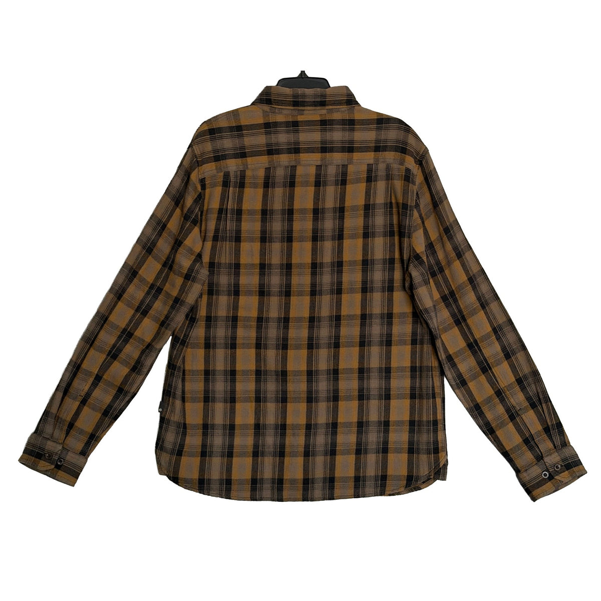 AG Los Angeles Shirt Men's XL Classic Fit Mason Work Shirt Brown Black Plaid