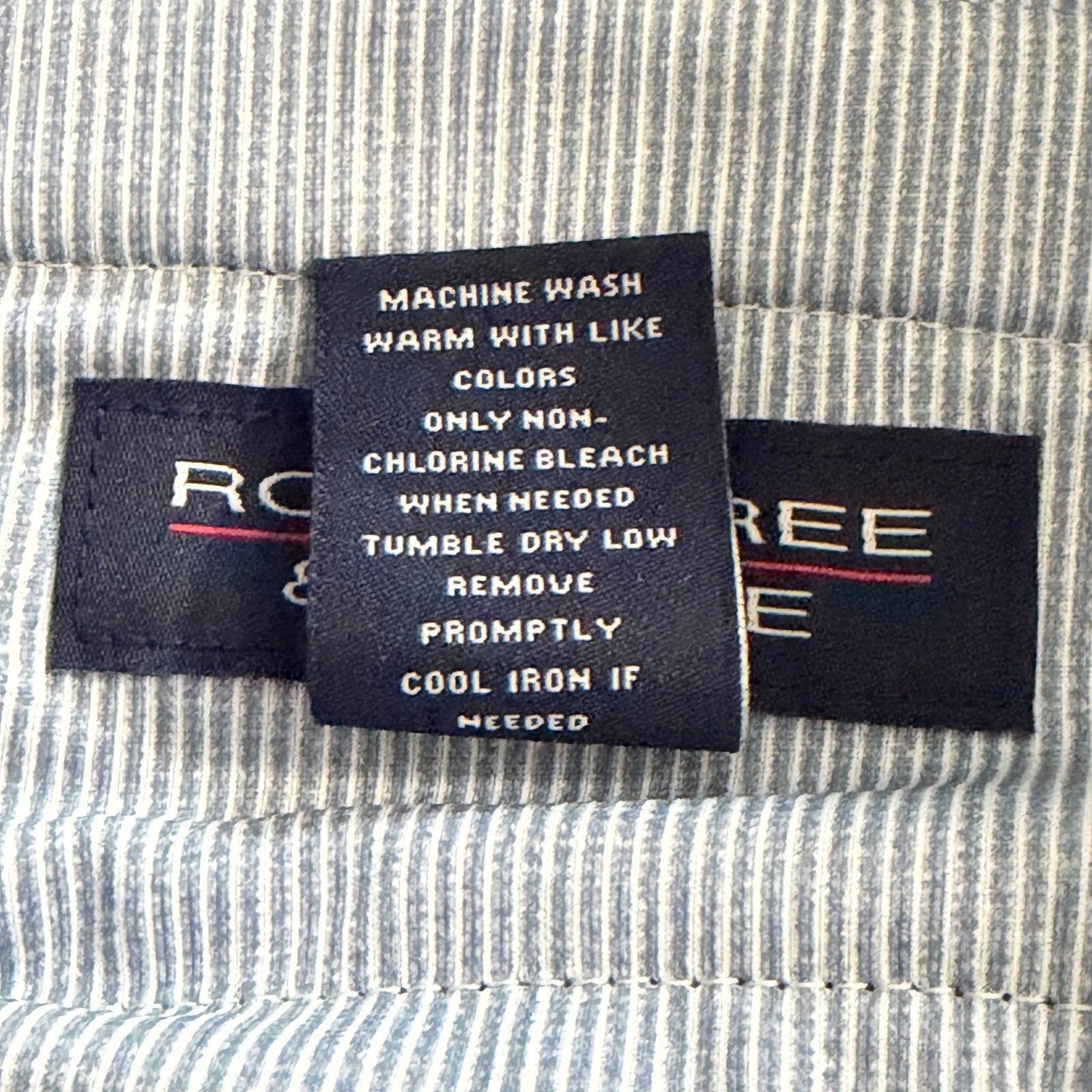 Roundtree & Yorke Pants Men's 36"x32" Andrew Straight Fit Golf Pant Gray