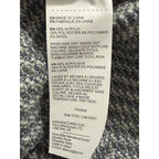 Perry Ellis Sweater Men's XLT Big & Tall Yarn Herringbone Crew Neck Gray NWT
