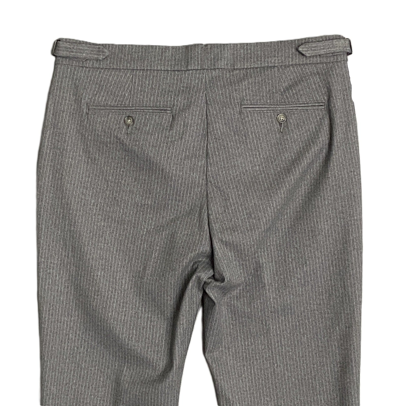 Daniel Cremieux Signature Men's 36x30 Mount Lussari Flannel Dress Pant Grey