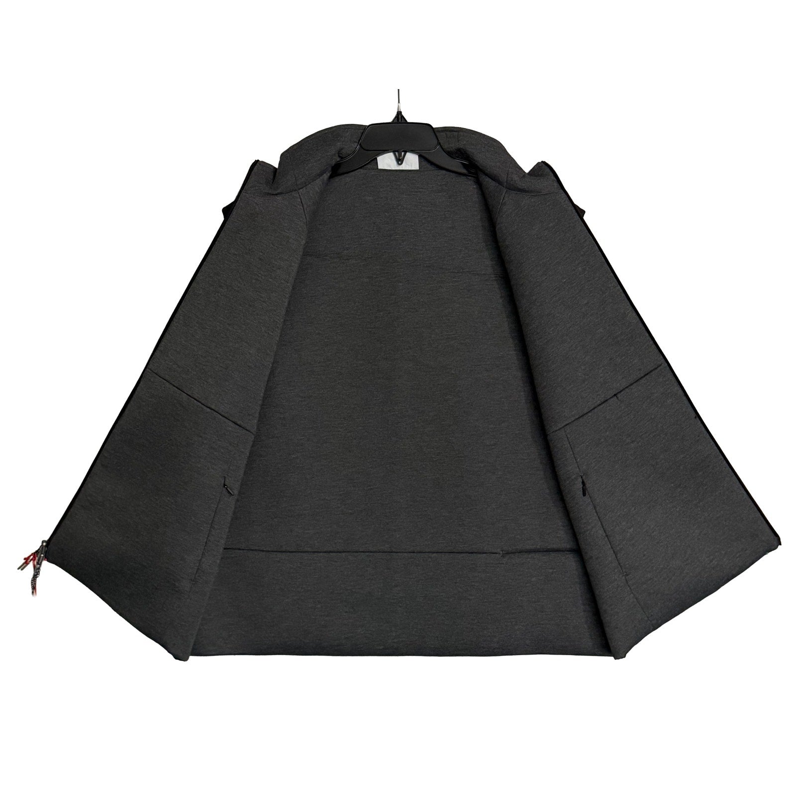 Daniel Cremieux Reversible Vest Men's XXL Full Zip Mock Neck Black Grey