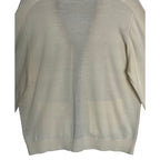 Murano Full-Zip Cardigan Sweater Men's XL "The Murano Show" Retro Look Cream