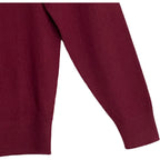 Daniel Cremieux V-Neck Sweater Men's Large Luxury Cashmere Burgundy