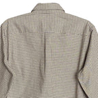Michael Kors Shirt Men's Small Button-Up Shirt Slim Fit Dual Pockets Khaki