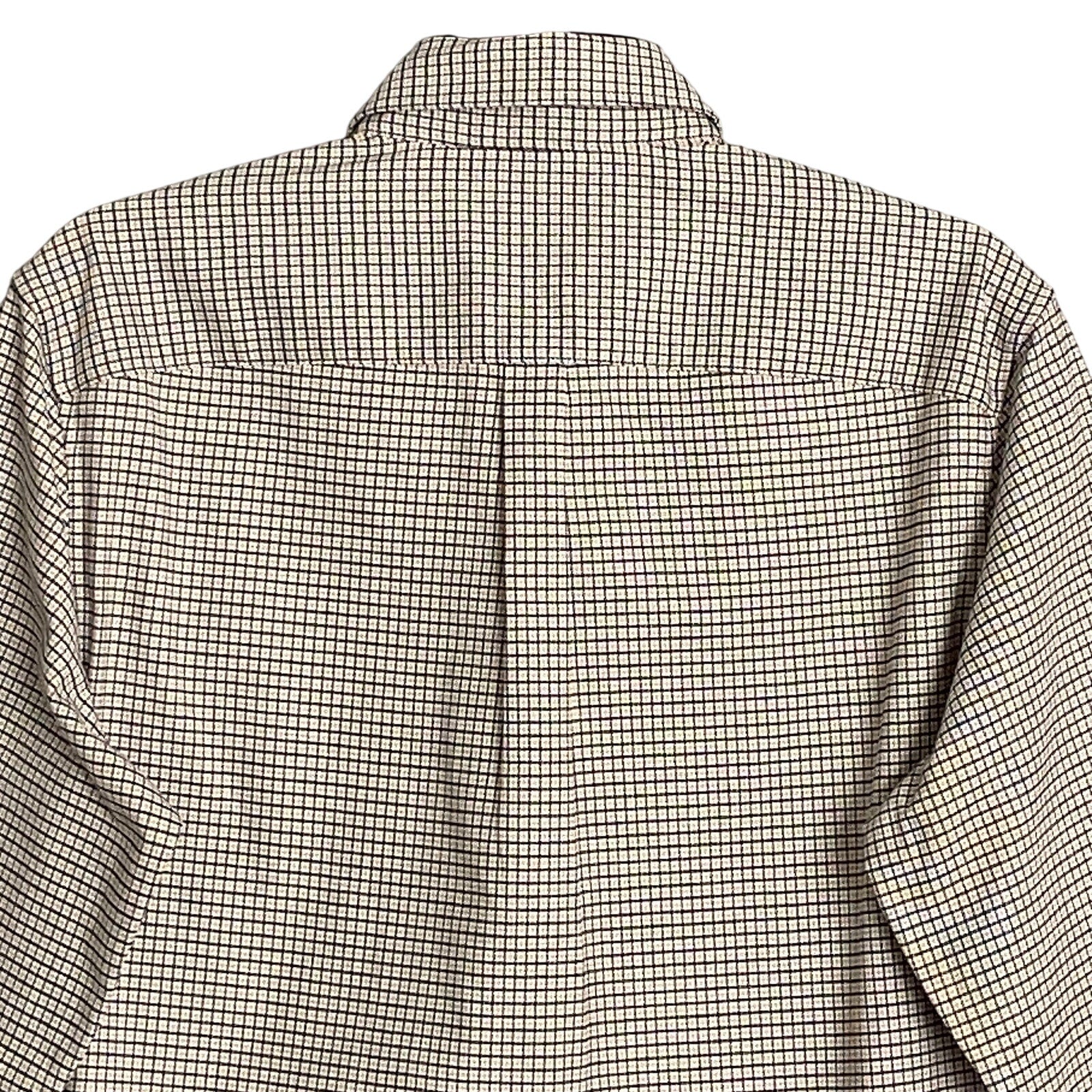 Michael Kors Shirt Men's Small Button-Up Shirt Slim Fit Dual Pockets Khaki