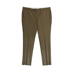 Daniel Cremieux Dress Pant Men's 46R Traveler Raw Hem Comfort Waist Tan