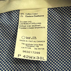 Hart Schaffner Marx Pant Men's 42"x30" Dress Pant Platinum New York Fit Gray