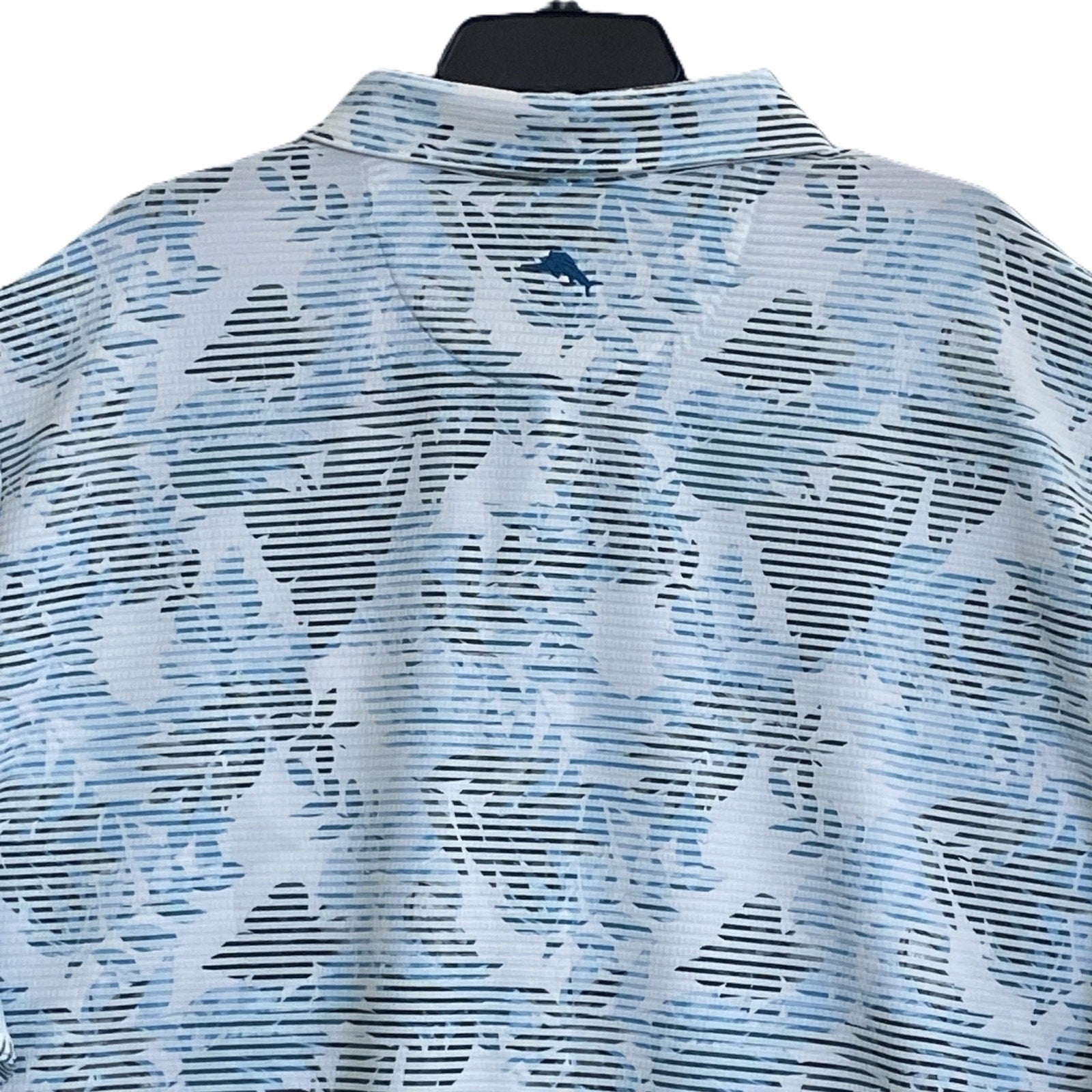 Tommy Bahama Shirt Men's 2XLB Big & Tall "Costa Wave Allegro Frondes" Jade