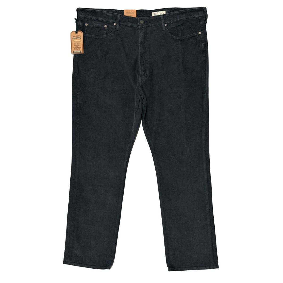 Daniel Cremieux Corduroy Pants Men's 44"x34" Straight Fit Stretch Charcoal