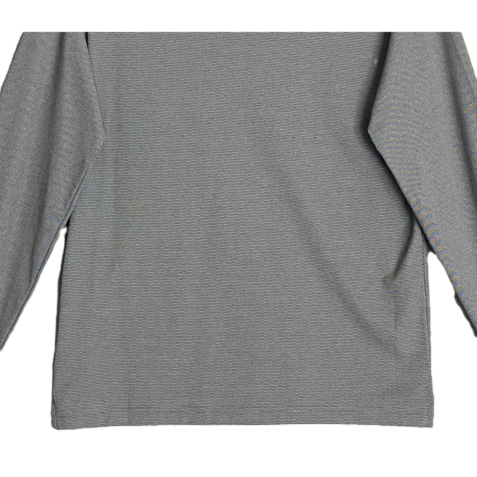 Daniel Cremieux Polo Shirt Men's Small Long Sleeve Pima Cotton Navy Heather