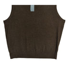 Daniel Cremieux Sweater Vest Men's XXL Supima Cotton Cashmere Blend Brown