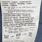 Armani Exchange Dress Pant Men's 30W Flat Front Raw Hem Stretch Wool Blue