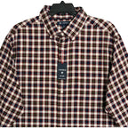 Daniel Cremieux Dress Shirt Men's 2XT Big & Tall Button-Down Stretch Plaid