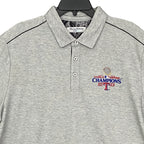 Tommy Bahama Men's XL Texas Rangers 2023 World Series Polo Pima Cotton Grey