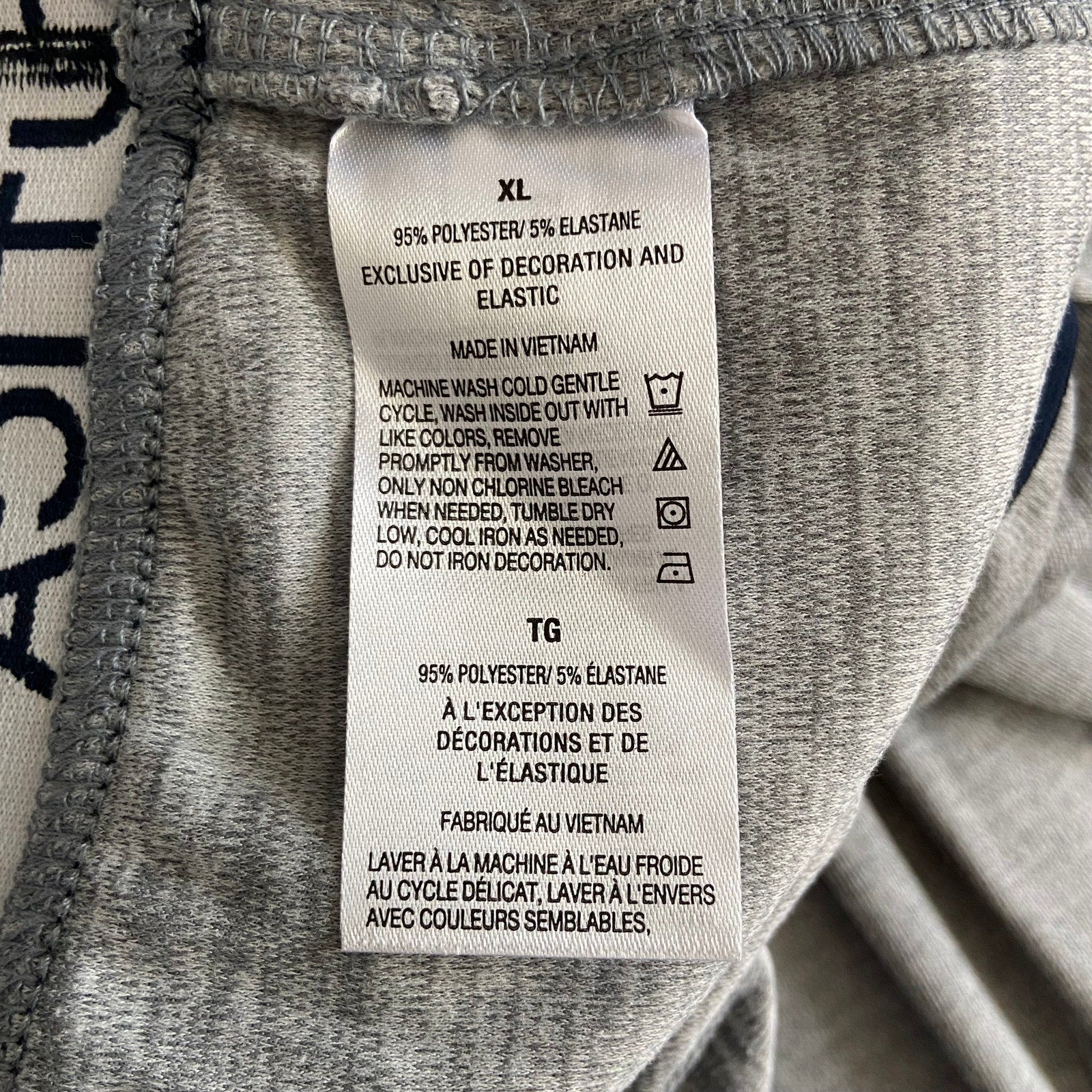 Nautica Sleep Pant Men's XL RestLuxe Elastic Waist Pockets Gray Heather