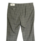 Michael Kors Suit Pants Men's 38"x34" Modern Fit Wool Blend Light Grey/Blue Check