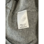 Daniel Cremieux Sweater Vest Men's Large Full Zip Cotton Cashmere Blend Grey Heather