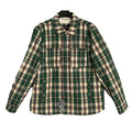 Bass Outdoors Men's Large Sherpa-Lined Jacket Green Plaid