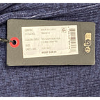 Ted Baker London T-Shirt Men's Small Ribbed Crew Neck Long Slv Navy Heather