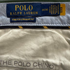 Polo Ralph Lauren Pant Men's 31"x30" Chino Stretch Straight Fit Solid Green