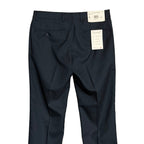 Calvin Klein Dress Pant Men's 34"x30" Slim Fit Flat Front Stretch Navy Blue