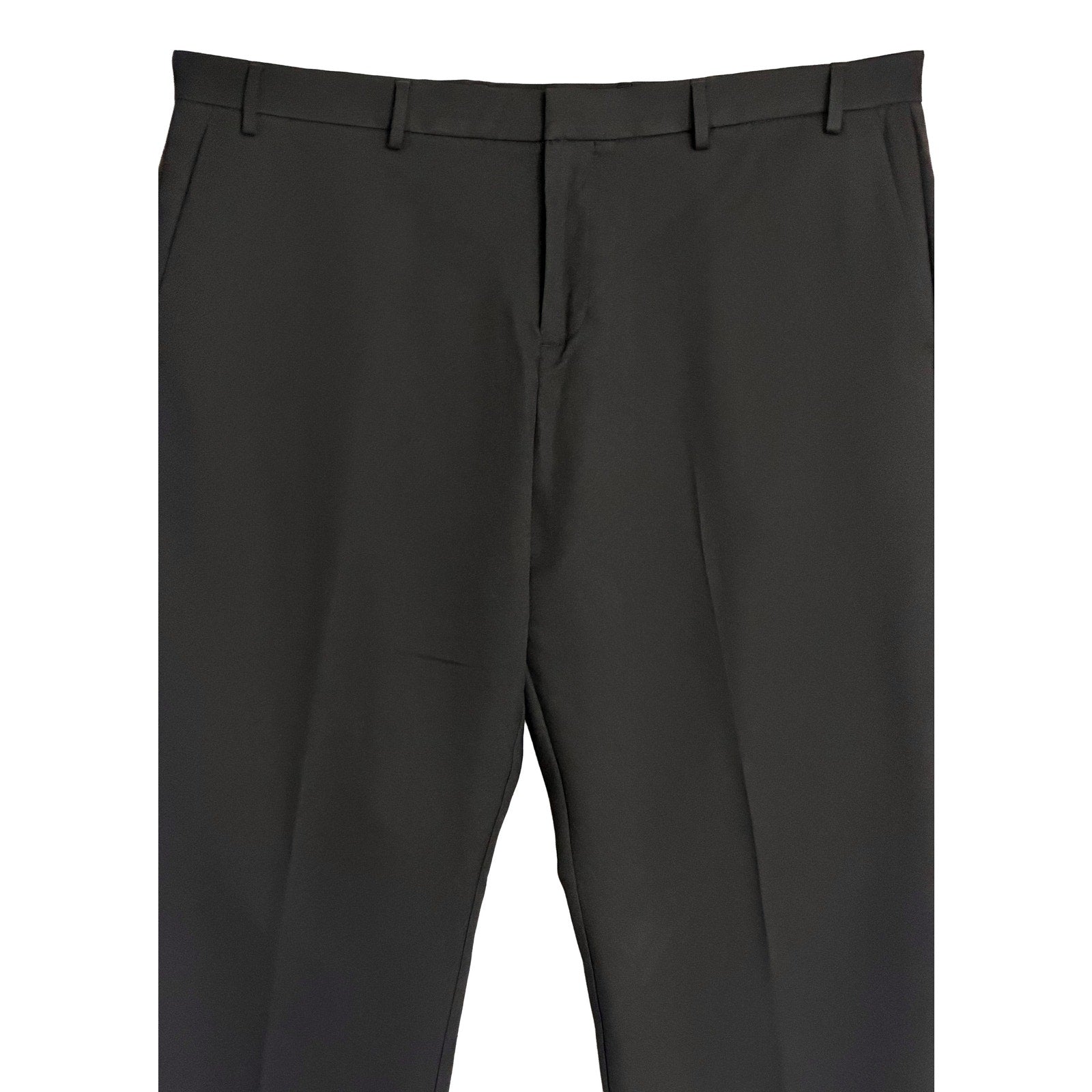 Perry Ellis Portfolio Pants Men's 38"x32" Dress Pants Modern Fit Charcoal