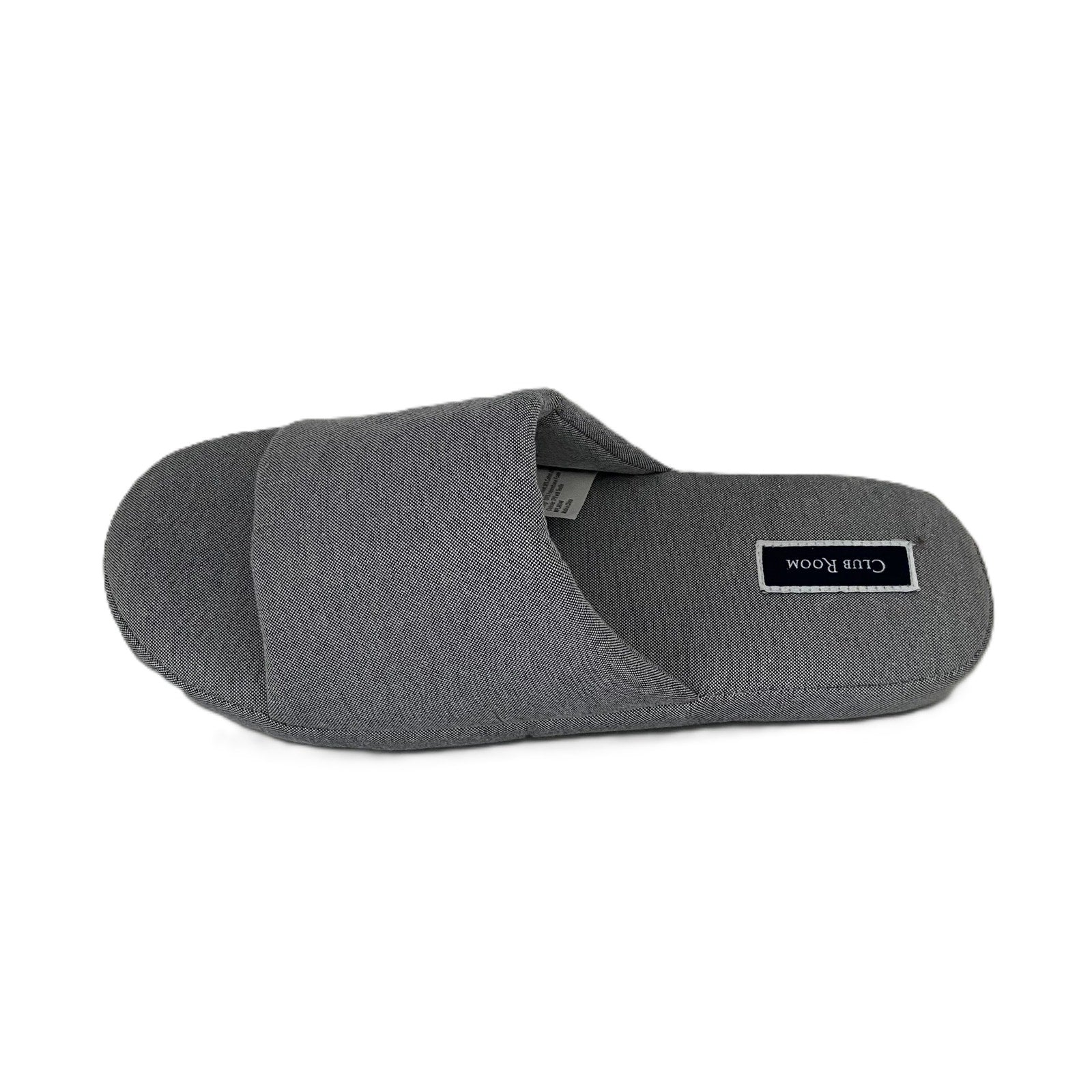 Club Room Men's Slippers Cushioned Bed Slides Comfort Soles Chambray M 8-9