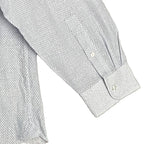 Daniel Cremieux Linen Shirt Men's XXL Signature Albini Fabrics Blue & White