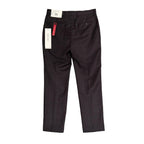 Calvin Klein Suit Pant Men's 32"x30" Slim Fit Stretch Navy Burgundy Check