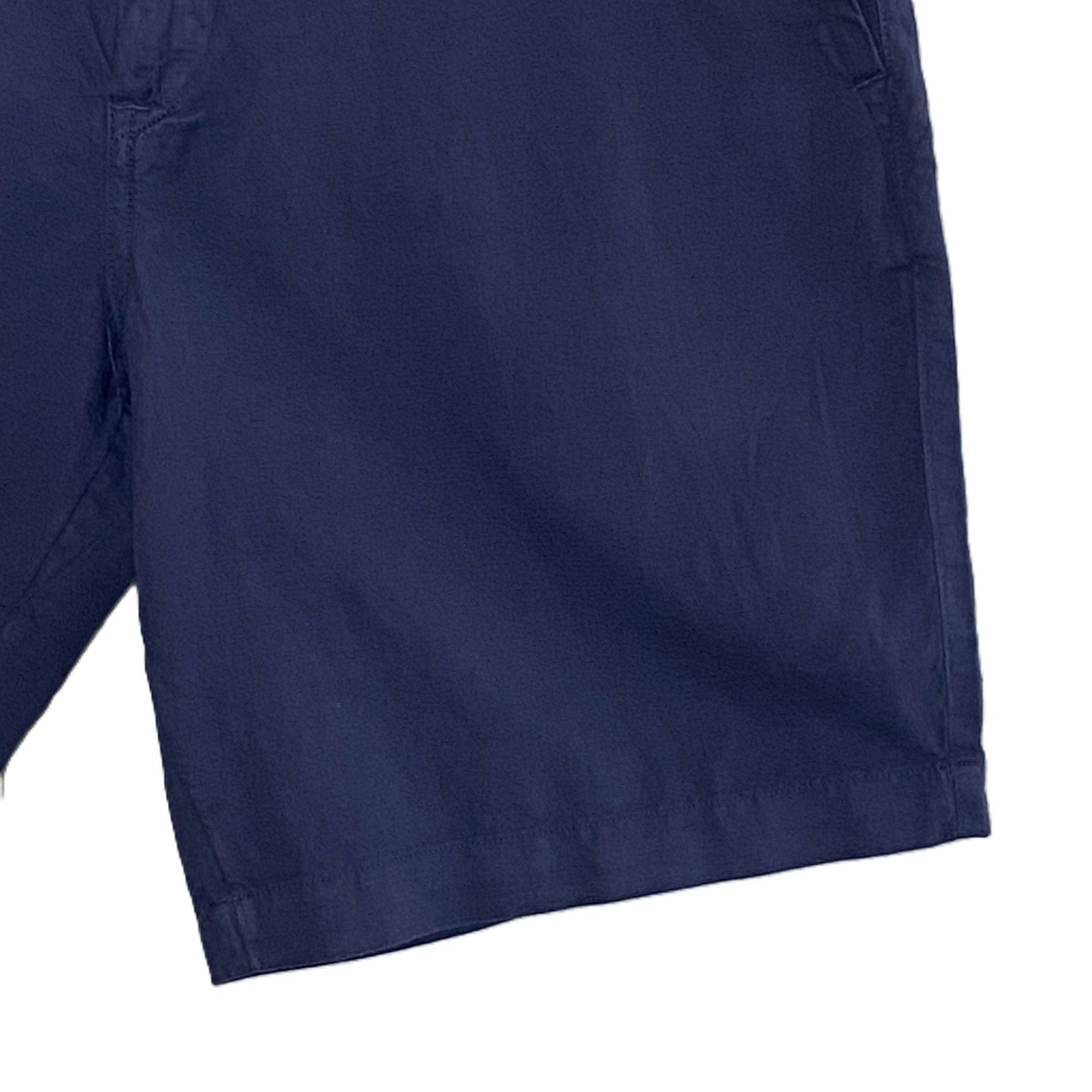 Polo Ralph Lauren Shorts Men's 30W Classic Fit Linen Blend Flat Front Navy